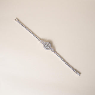 Vintage Rolex 1.50 Carats Diamond Precision Platinum Ladies Cocktail Watch