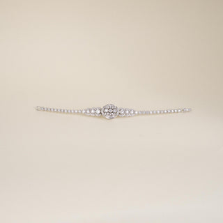 Vintage 1950's Rolex 8 Carats Diamond Ladies Hidden Watch 14K White Gold