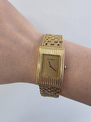 Vintage Boucheron Reflet 18K Gold Quartz Ladies Watch