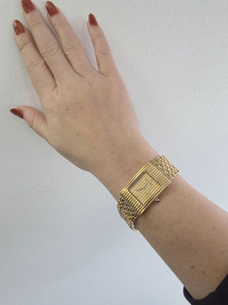 Vintage Boucheron Reflet 18K Gold Quartz Ladies Watch