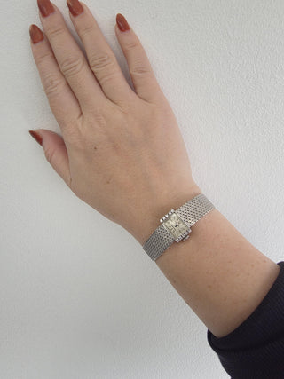 Vintage Ladies’ Rolex Precision Diamond Cocktail Watch in 18K Gold