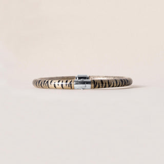 18K Gold Soho Diamond and Enamel Bangle