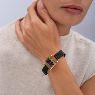 Vintage Jaeger-LeCoultre Etrier by Asprey 18K Watch,  Circa 1950s–1960s