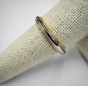 Estate 18K/Plat Tiffany & Co. Milgrain Band