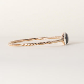 18K Rose Gold Fidia Italian Tubogas Thin Bangle