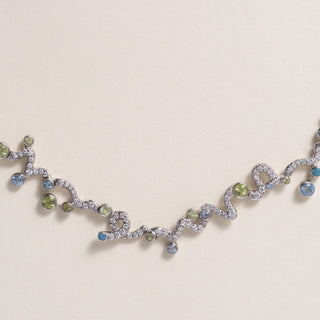 18K Mauboussin gemstone necklace