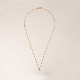 18K Gold 0.46 Carat Old Mine Cut Pierced Diamond Necklace