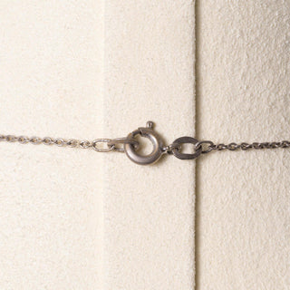 Antique Gold and Silver Rose Cut Pear Shape Diamond Necklace