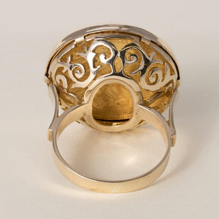 Vintage 14K Gold 1906 US $5 Five Dollar Liberty Coin Ring