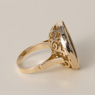 Vintage 14K Gold 1906 US $5 Five Dollar Liberty Coin Ring