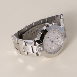 Concord La Scala Stainless Steel Chronograph Diamond Quartz Watch