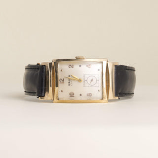 Vintage 1948 13.5K Gold Gruen Curvex Precision Manual Wind Watch