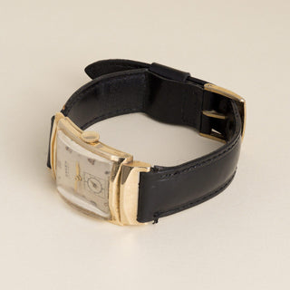 Vintage 1948 13.5K Gold Gruen Curvex Precision Manual Wind Watch