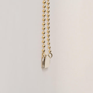Vintage Cartier 18K Gold Diamond ID Bar Necklace