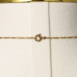 Antique 14K Gold 10 Carats Amethyst and Diamond Tear Drop Necklace