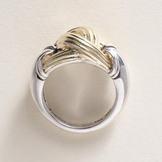 Steven Lagos Caviar collection  Knot Ring in 18K gold and silver