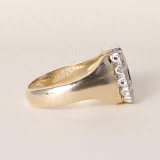 Vintage 14K Gold Lucky 0.45 Carats Diamond Horseshoe Ring