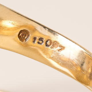 Vintage 18K Gold 0.50 Carats Diamond Pave Bypass Ring Band