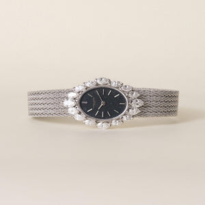 Vintage Vacheron Constantin 18K Gold 3.25 Carats Marquise Diamond Dress Watch