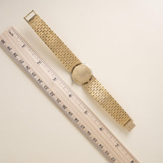 Piaget 9706 A6 Lapis Lazuli Dial Diamond Bezel 18k Gold Ladies Cocktail Watch