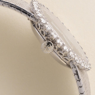 Vintage Vacheron Constantin 18-Karat Gold Diamond Bezel Lady Watch Circa 1995