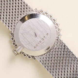Vintage Vacheron Constantin 18-Karat Gold Diamond Bezel Lady Watch Circa 1995
