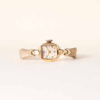 Vintage 1950s 14K Gold Bulova Ladies Cocktail Watch