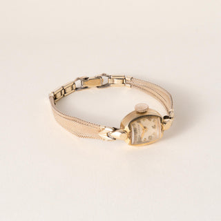 Vintage 1950s 14K Gold Bulova Ladies Cocktail Watch