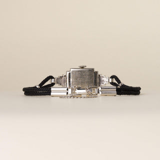 Vintage 1950's Hamilton Art Deco 14k Diamond Staircase Lady's Wristwatch