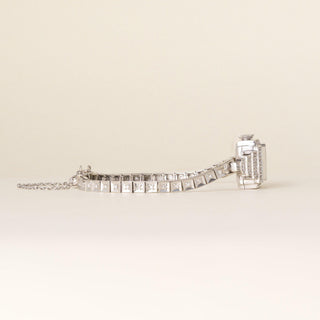 Art Deco Blancpain 1 carat Diamond Ladies Cocktail Watch 14K White Gold