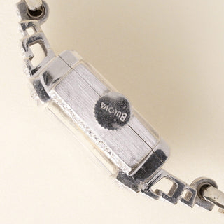 Art Deco Blancpain 1 carat Diamond Ladies Cocktail Watch 14K White Gold