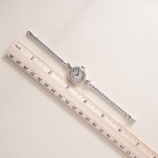 Vintage Tiffany & Co Ladies Cocktail Diamond 14K White Gold Watch