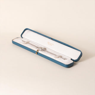 Vintage Tiffany & Co Ladies Cocktail Diamond 14K White Gold Watch