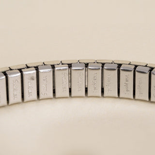 Vintage 1930s Hamilton 14K Gold Diamond Bezel Art Deco Ladies Cocktail Watch