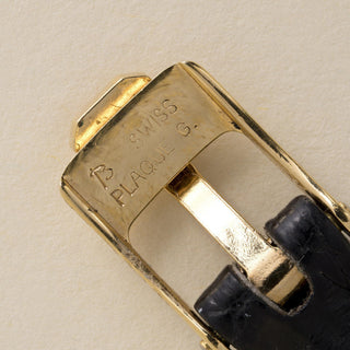 Vintage 1980s Chopard Happy Diamonds 18K Gold Diamond Bezel Watch
