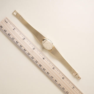 Vintage Lucien Piccard 14-Karat Yellow Gold Diamond Bezel Tiger Eye Watch