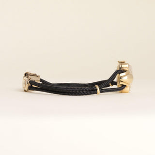 Vintage 1950s Rolex Precision Square 18-Karat Yellow Gold Black Cord Watch