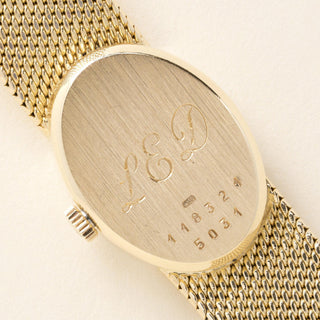 Vintage 18K Gold Chopard Tiffany and Co. Oval Dial Ladies Watch