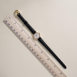 Vintage 1950s 18K Rose Gold Jaeger-LeCoultre Mini-Montre Round White Dial Watch