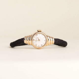 Vintage 1940/50s Vacheron & Constantin 18k Yellow Gold Cord Bracelet Watch