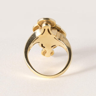 Bvlgari Cicladi 7 Disc 18K Yellow Gold Ring