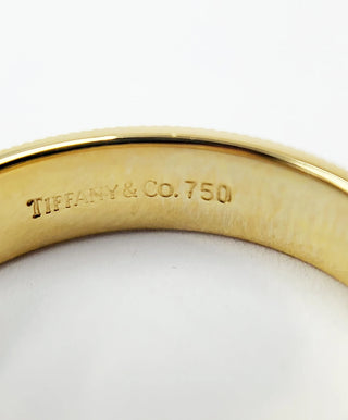 Estate 18K TIFFANY & Co. Yellow Gold Wedding Band